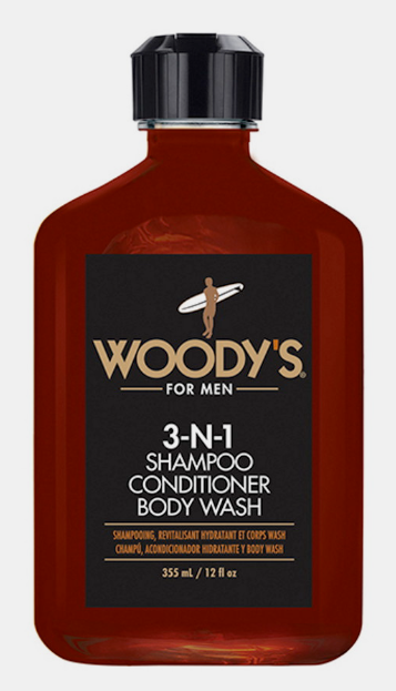 Woody's 3-In-1 Shampoo 355ml