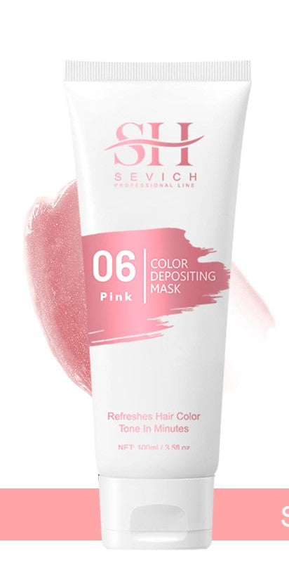 Sevich Hair Color Depositing Mask- Pink