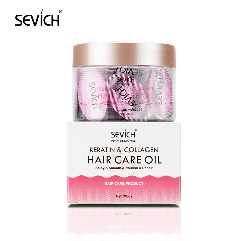 Keratin og Collagen Hair Care Oil 30 stk.